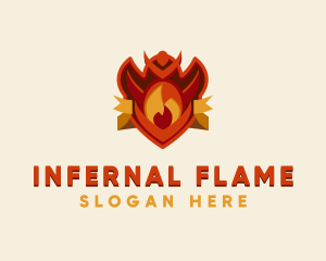 Flame Armor Gaming logo design