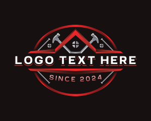 Hammer - Roofing Carpentry Builder logo design