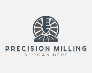 Milling - Engraving Laser Machinery logo design