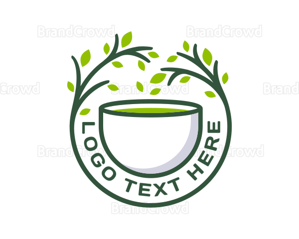 Herbal Tea Seal Logo