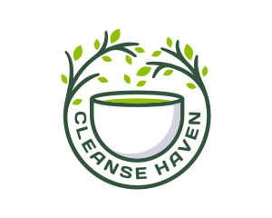Detox - Herbal Tea Seal logo design