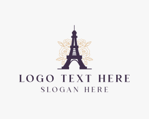 Paris - Paris Eiffel Tower logo design