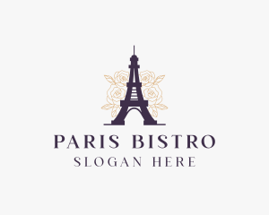 Paris Eiffel Tower logo design