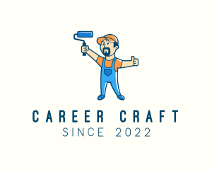 Job - Paint Job Worker logo design