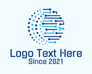 Company - Blue Telecom Company logo design