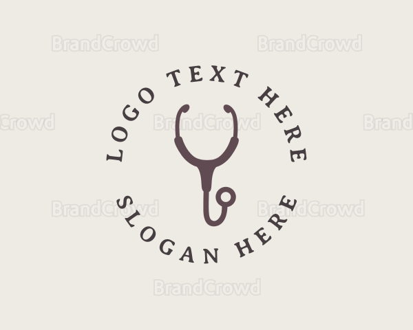 Doctor Stethoscope Letter Y Logo