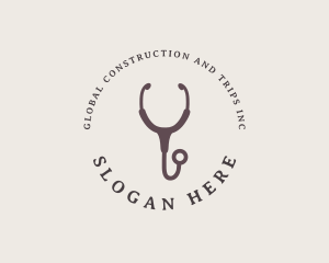 Surgeon - Doctor Stethoscope Letter Y logo design