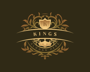 Royal Ornate Shield logo design