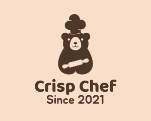 Bear Pastry Chef logo design