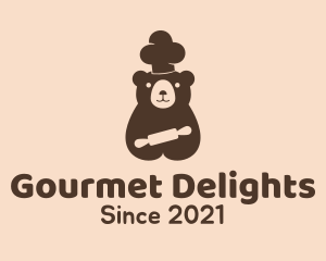 Bear Pastry Chef logo design