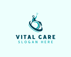Healthcare - Healthcare Wheelchair Care logo design