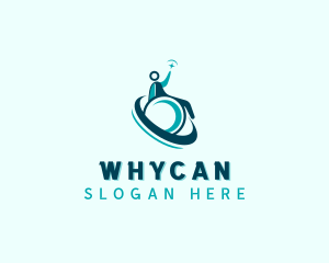 Care - Healthcare Wheelchair Care logo design