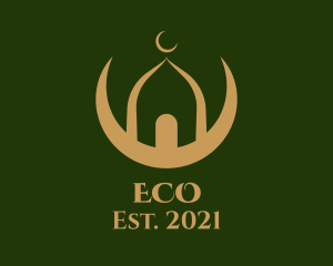 Islamic - Gold Mosque Religious logo design