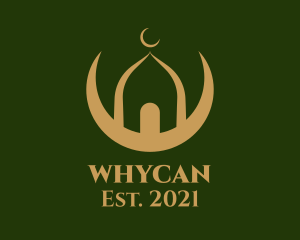 Dome - Gold Mosque Religious logo design