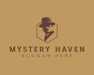 Gentleman Spy Detective logo design