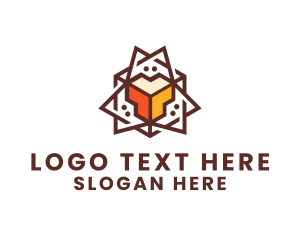 Shape - Geometric Tech Startup logo design