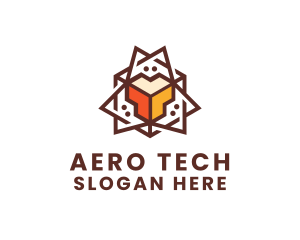 Geometric Tech Startup logo design