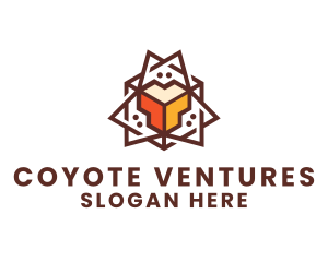 Geometric Tech Startup logo design