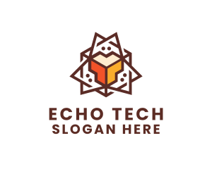 Geometric Tech Startup logo design