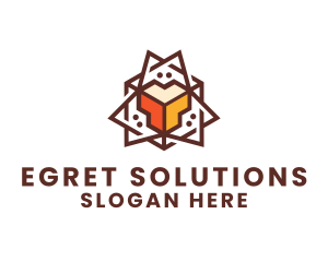 Geometric Tech Startup logo design