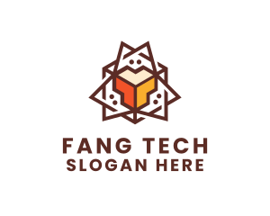 Geometric Tech Startup logo design