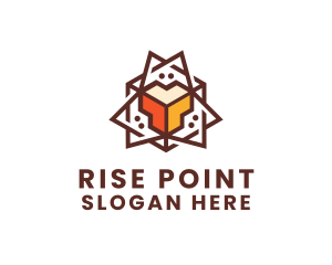 Geometric Tech Startup logo design