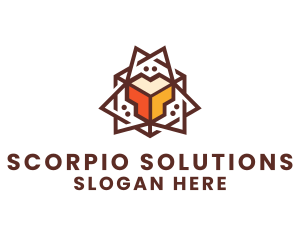 Geometric Tech Startup logo design