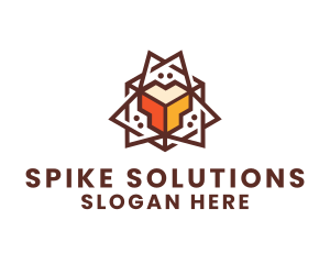 Spike - Geometric Tech Startup logo design