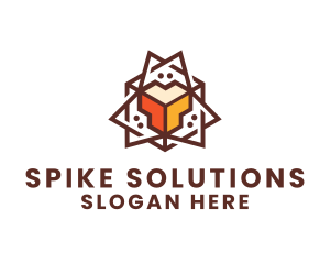 Geometric Tech Startup logo design