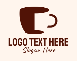 Tea - Coffee Cup Cafe logo design