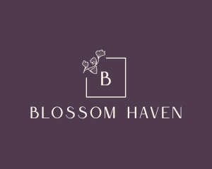 Flowers - Elegant Plant Boutique Brand logo design