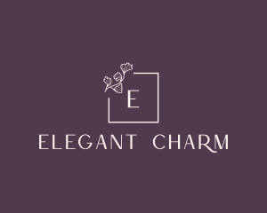 Elegant Plant Boutique Brand logo design