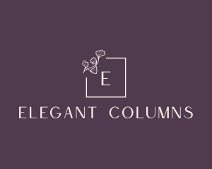 Elegant Plant Boutique Brand logo design