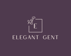 Elegant Plant Boutique Brand logo design