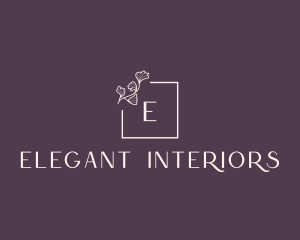 Elegant Plant Boutique Brand logo design