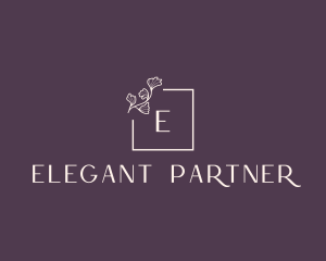 Elegant Plant Boutique Brand logo design