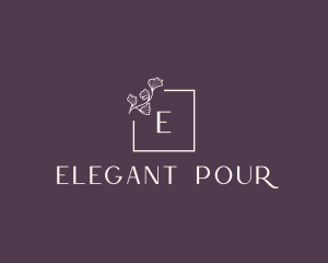 Elegant Plant Boutique Brand logo design