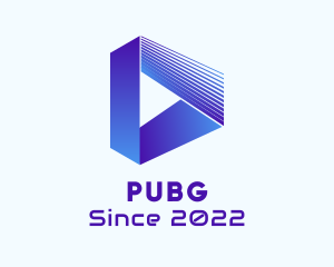 Program - Cyber Media Play Button logo design