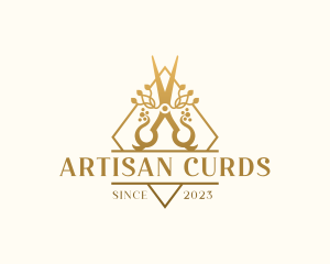 Elegant Artisan Shears logo design