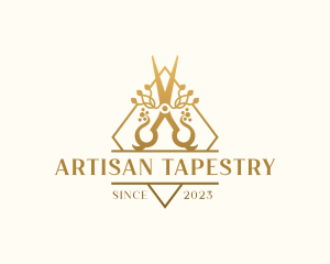 Elegant Artisan Shears logo design