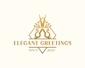 Elegant Artisan Shears logo design