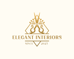 Elegant Artisan Shears logo design