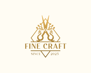 Elegant Artisan Shears logo design