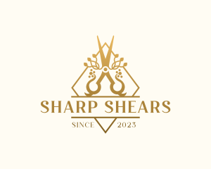 Elegant Artisan Shears logo design