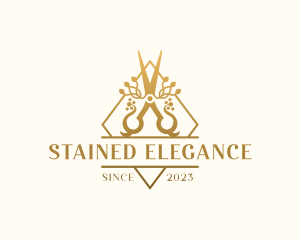 Elegant Artisan Shears logo design