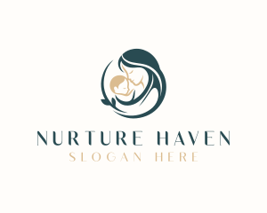 Postpartum - Childcare Maternity Parenting logo design