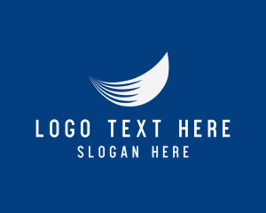 Financing - Modern Swoosh Wave logo design