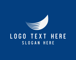 Economic - Modern Swoosh Wave logo design