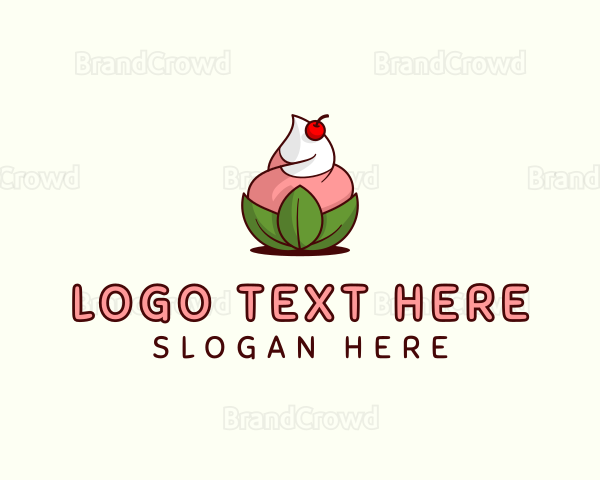 Organic Ice Cream Yogurt Logo