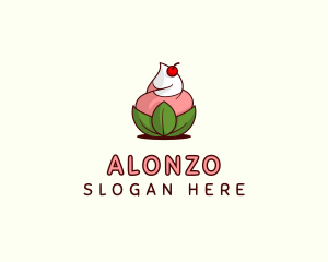 Organic Ice Cream Yogurt logo design